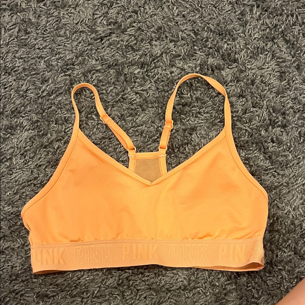 PINK Victoria's Secret Vibrant Orange Bralette